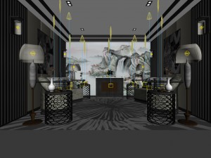 office reception area meeting room 09 Modèle 3D