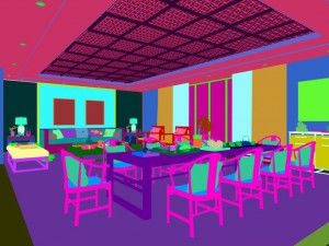 office reception area meeting room 10 Modelo 3D