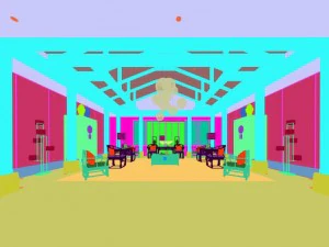 office reception area meeting room 12 3D Model