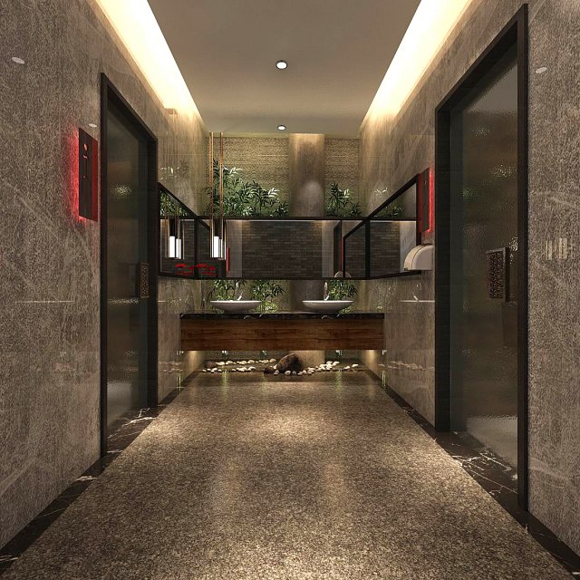 bathroom design complete model 01 Modello 3D .c4d .max .obj .3ds .fbx .stl .blend 