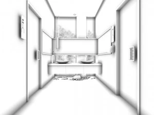 bathroom design complete model 01 3D Model