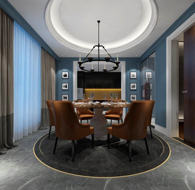 family - kitchen - restaurant 02 Modèle 3D .c4d .max .obj .3ds .fbx .stl .blend 