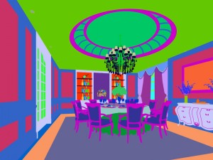family - kitchen - restaurant 09 Modèle 3D