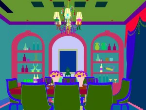 family - kitchen - restaurant 11 3D Model