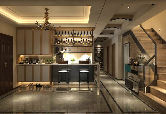 family - kitchen - restaurant 12 3D Model .c4d .max .obj .3ds .fbx .stl .blend
