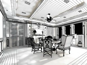family - kitchen - restaurant 14 3D Model