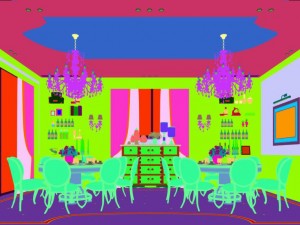 family - kitchen - restaurant 17 3D Model