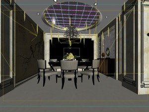 family - kitchen - restaurant 26 3D 모델