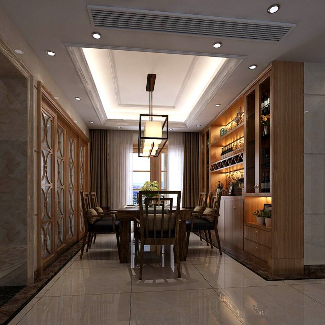 family - kitchen - restaurant 27 3D Model .c4d .max .obj .3ds .fbx .stl .blend 