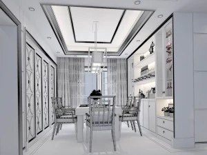 family - kitchen - restaurant 27 3D Model