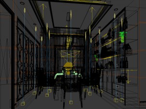 family - kitchen - restaurant 27 3D Model