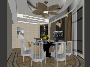 family - kitchen - restaurant 29 3D Model