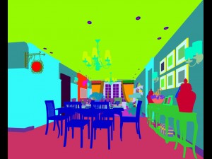 family - kitchen - restaurant 30 3D Model