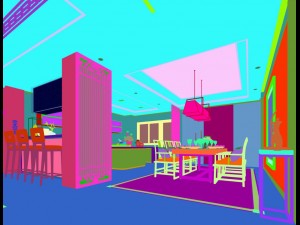 family - kitchen - restaurant 33 3D Model