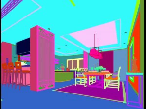 family - kitchen - restaurant 33 3D Model