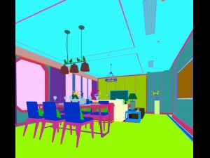 family - kitchen - restaurant 37 3D Модель