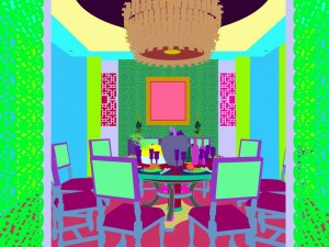 family - kitchen - restaurant 38 3D Model