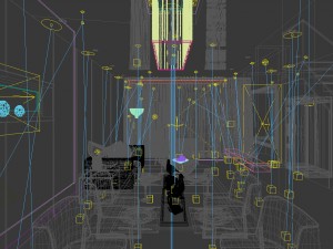 family - kitchen - restaurant 41 3D Model