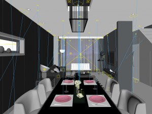 family - kitchen - restaurant 41 3D Model