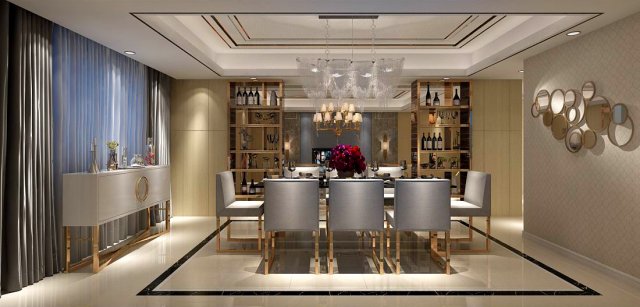family - kitchen - restaurant 42 Modello 3D .c4d .max .obj .3ds .fbx .stl .blend