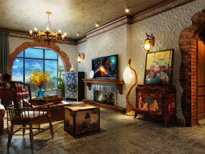 family - kitchen - restaurant 46 3D Модель