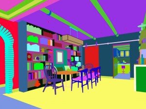 family - kitchen - restaurant 46 3D Модель