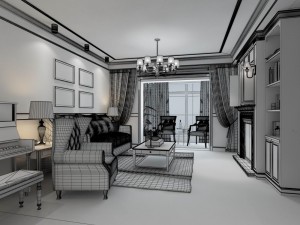 family - kitchen - restaurant 47 3D 模型