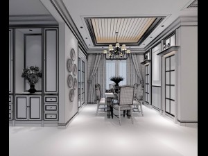 family - kitchen - restaurant 49 3D 模型