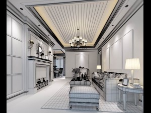 family - kitchen - restaurant 49 3D 模型