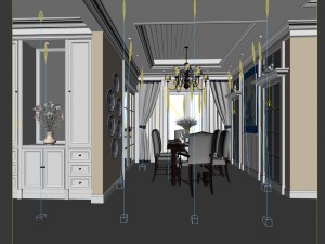 family - kitchen - restaurant 49 3D 模型
