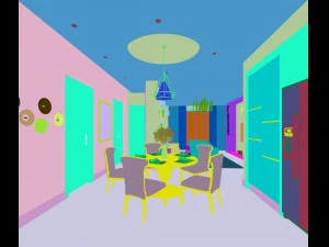 family - kitchen - restaurant 52 3D Model
