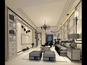 family - kitchen - restaurant 52 3D 模型