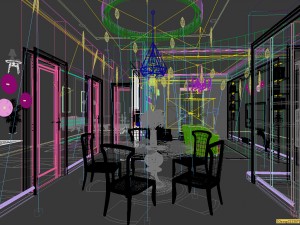 family - kitchen - restaurant 52 3D 模型