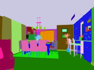 family - kitchen - restaurant 55 3D-Modell