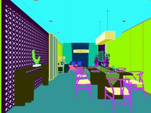 family - kitchen - restaurant 56 Modello 3D