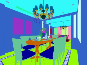 family - kitchen - restaurant 58 3D Model