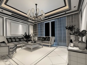 family - kitchen - restaurant 58 3D Model