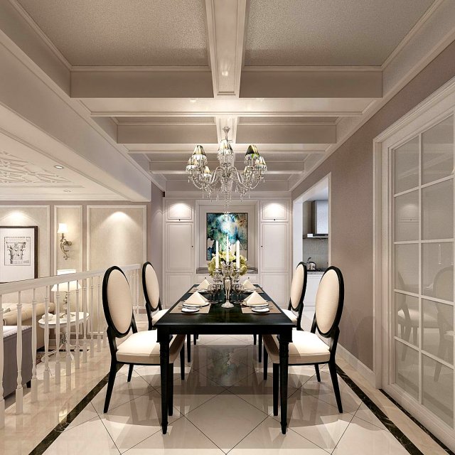 family - kitchen - restaurant 59 Model 3D .c4d .max .obj .3ds .fbx .stl .blend 