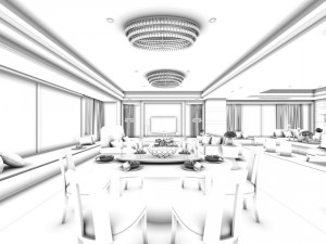 family - kitchen - restaurant 61 3D Model