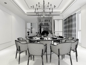 family - kitchen - restaurant 62 3D Model