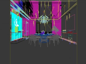 family - kitchen - restaurant 62 3D Model