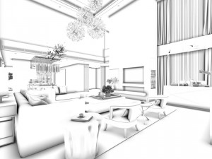 family - kitchen - restaurant 62 3D Model