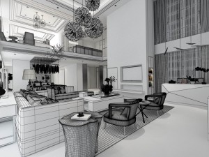 family - kitchen - restaurant 62 3D Model