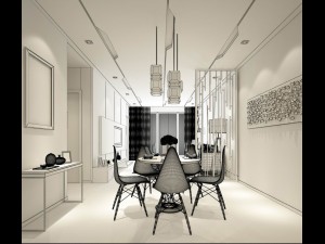 family - kitchen - restaurant 65 3D मॉडल
