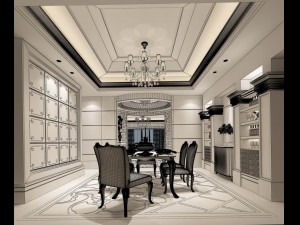 family - kitchen - restaurant 68 3D Model
