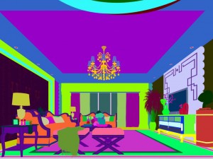 family - kitchen - restaurant 68 3D Model
