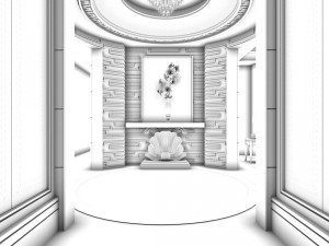 family - kitchen - restaurant 68 3D Model