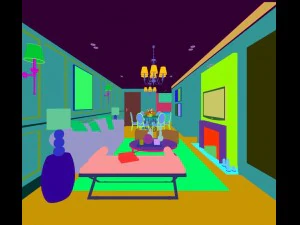 family - kitchen - restaurant 69 3D Model