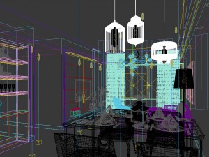 family - kitchen - restaurant 73 3D Model