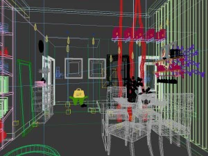 family - kitchen - restaurant 75 3D Model